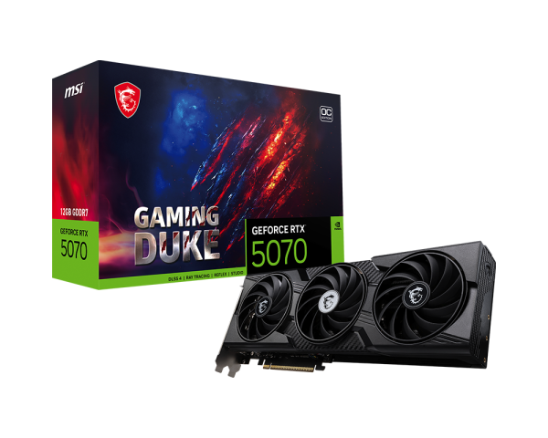 MSI GeForce RTX™ 5070 12G GAMING DUKE 3X OC