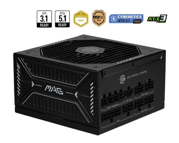 MSI MAG A850GL PCIE5 黒 Amazon.com: MSI MAG A850GL PCIE5, Fully Modular Compact