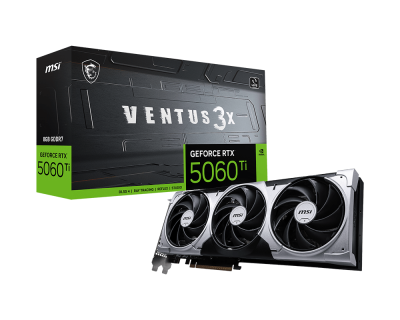 MSI GeForce RTX™ 5060 Ti 8G VENTUS 3X