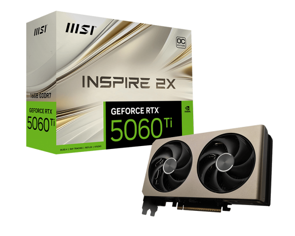 GeForce RTX™ 5060 Ti 16G INSPIRE 2X OC