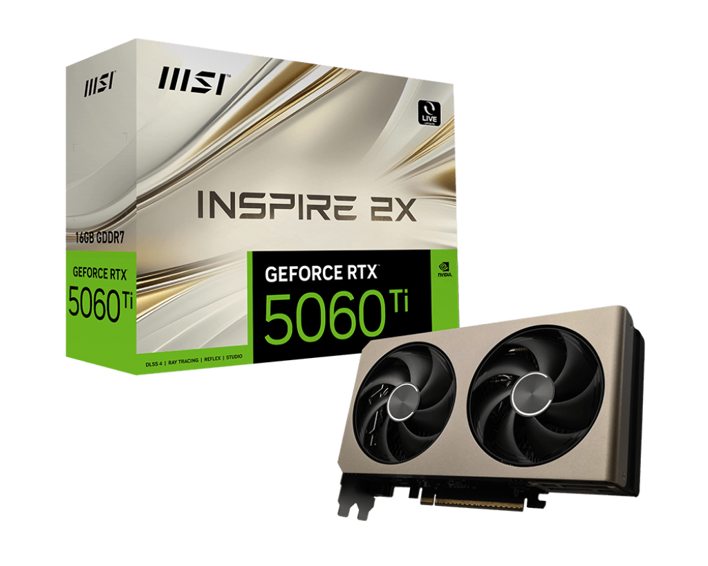 ※めい※ 【未開封品】 MSI RTX 5060 Ti MSI GeForce RTX™ 5060 Ti 16G INSPIRE 2X
