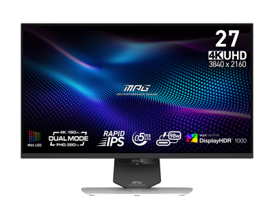 MSI MAG E16M 27インチ 4K MiniLED モニター Precision in every pixel. The MPG 274URDFW E16M Mini LED
