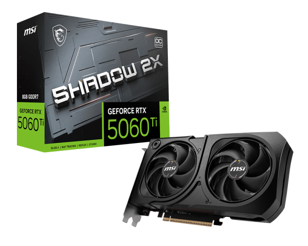 【ほぼ新品】MSI RTX 5060Ti 8G INSPIRE 2X MSI GeForce RTX 5060 Ti 8G INSPIRE 2X OC グラフィックボード