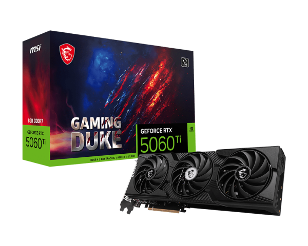 GeForce RTX™ 5060 Ti 8G GAMING DUKE 3X