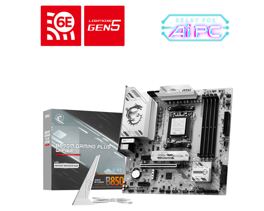 新品MSI B850M GAMING PLUS WIFI6E（ホワイトモデル） B850M GAMING PLUS WIFI6E | Gaming Motherboards｜Best