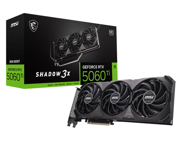 GeForce RTX™ 5060 Ti 8G SHADOW 3X OC CLASSIC