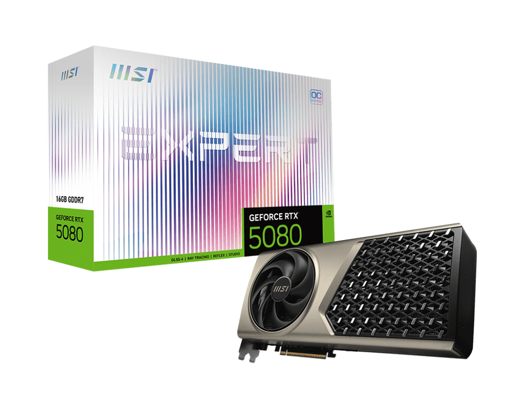 【新品未使用】MSI GEFORCE RTX 5080 16GB OC MSI GeForce RTX™ 5080 16G GAMING TRIO OC