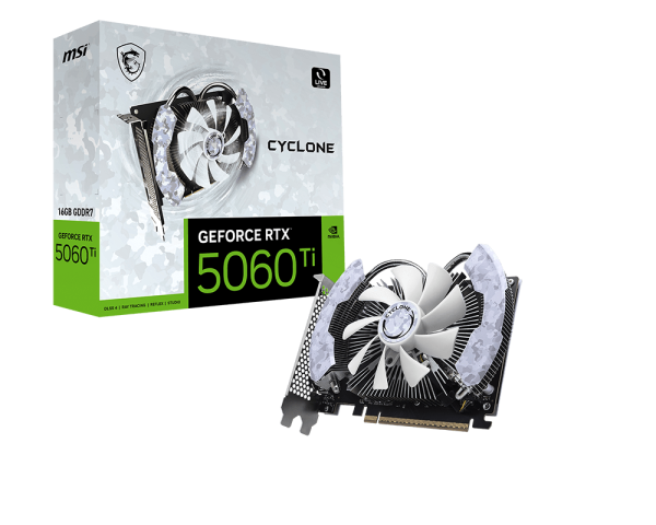 GeForce RTX™ 5060 Ti 16G CYCLONE