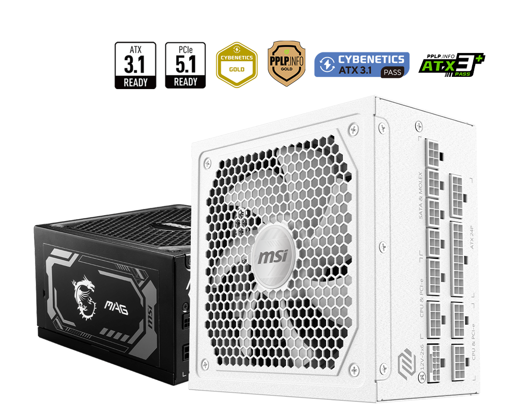 MAG A1000GL PCIE5 | Power Supply | Overflow With Power