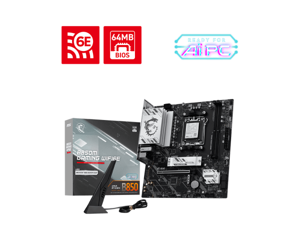 B850M GAMING WIFI6E