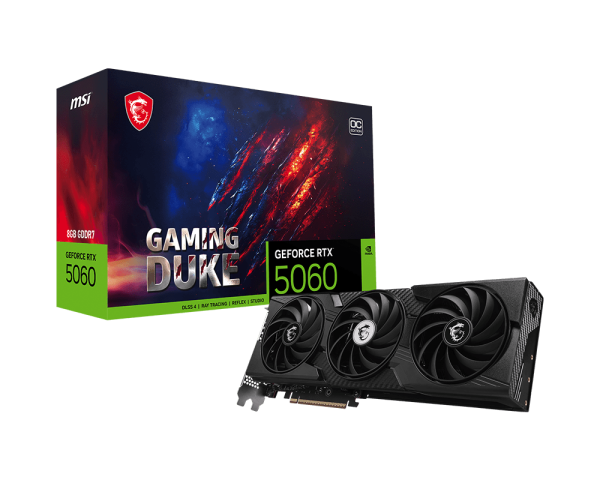 GeForce RTX™ 5060 8G GAMING DUKE 3X OC PLUS