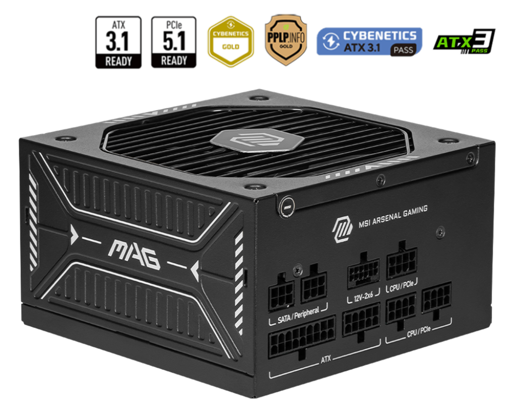 45☆ブルーレイ搭載☆バッテリー駆動可能☆i5+SSD+8GBメモリ MAG A650GLS PCIE5 | Power Supply｜MSI