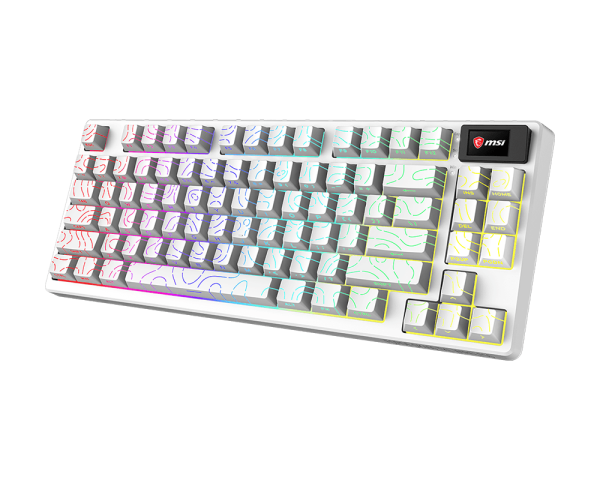 FORGE GK600 TKL WIRELESS TOPO WHITE