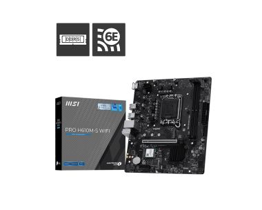 PRO H610M-S WIFI Motherboard M-ATX - Intel 12th & 13th & 14th Gen