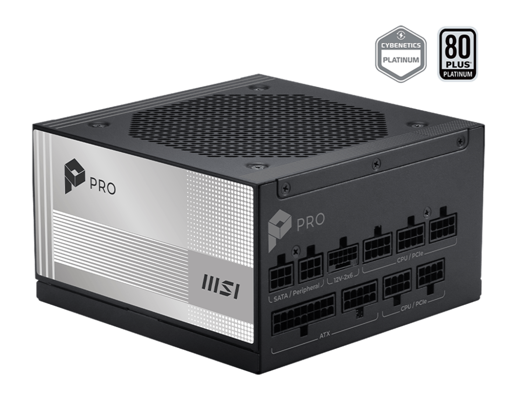 MSI PRO A850PL PCIE5 電源 PLATINUM 80 PLUS 1024.png