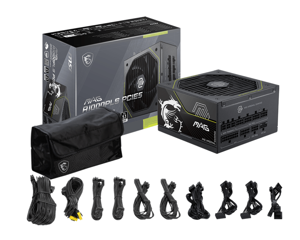 MAG A1000PLS PCIE5 | Power Supply｜MSI