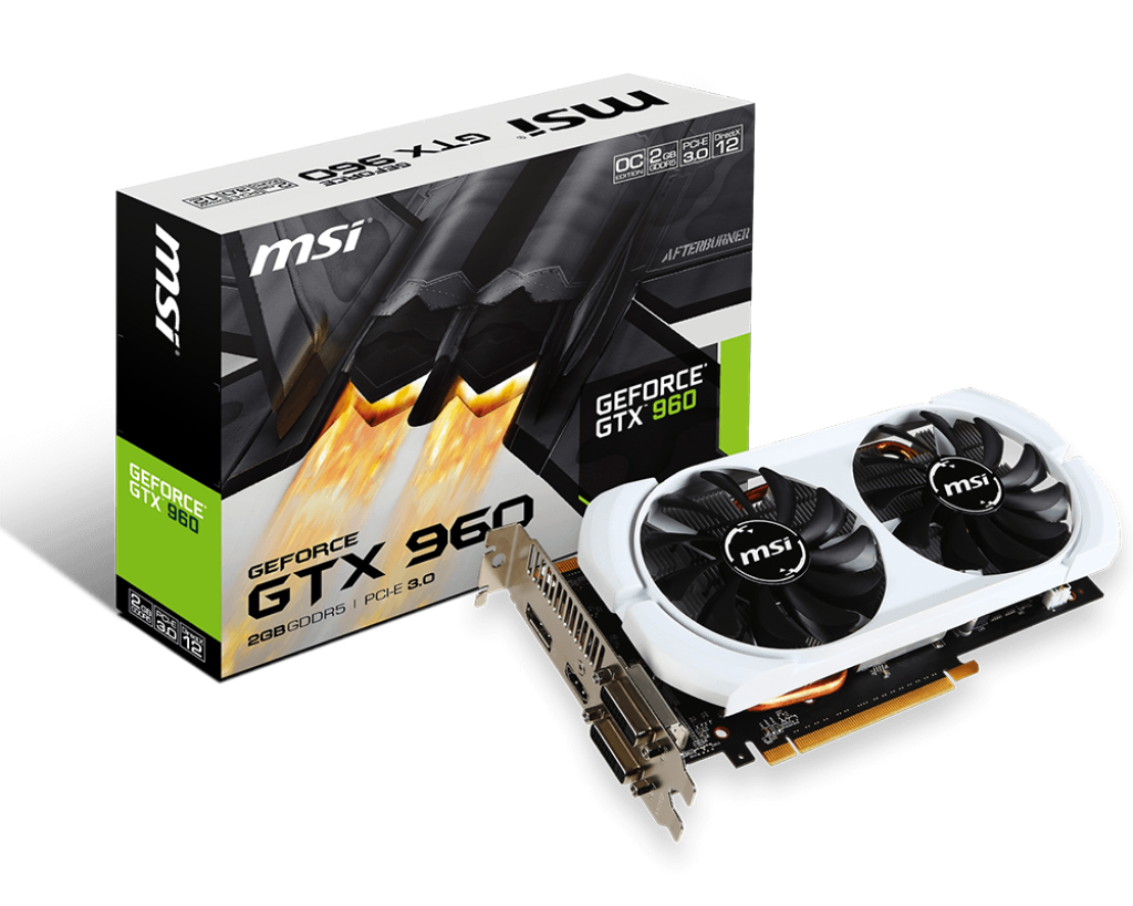 MSI NVDIA GeForce GTX960 GDDR5 2GB