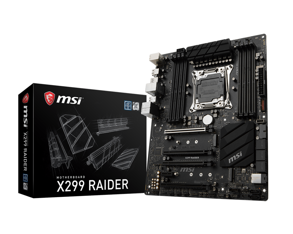 For Neat High-End PC Build | MSI X299 RAIDER Motherboard | MSI Global