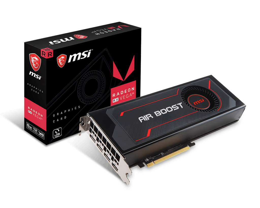 Specification Radeon RX Vega 56 Air Boost 8G | MSI Global - The