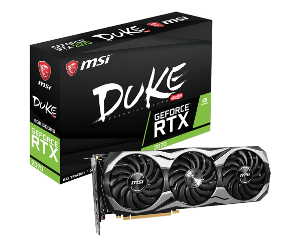 GeForce RTX 2070 DUKE 8G 暗黑龙爵