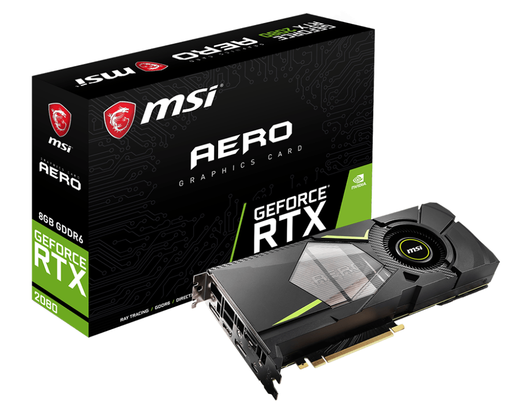 Specification GeForce RTX 2080 AERO 8G | MSI Global - The Leading 