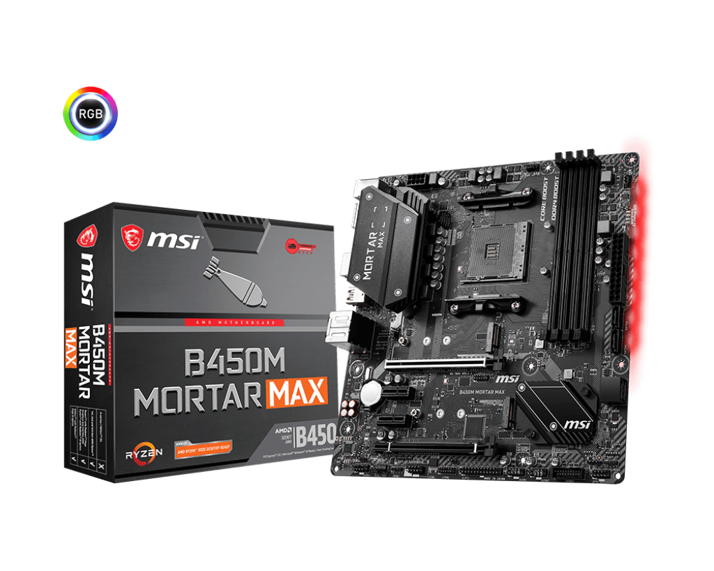 Материнская плата msi b450m mortar max совместимость с процессорами