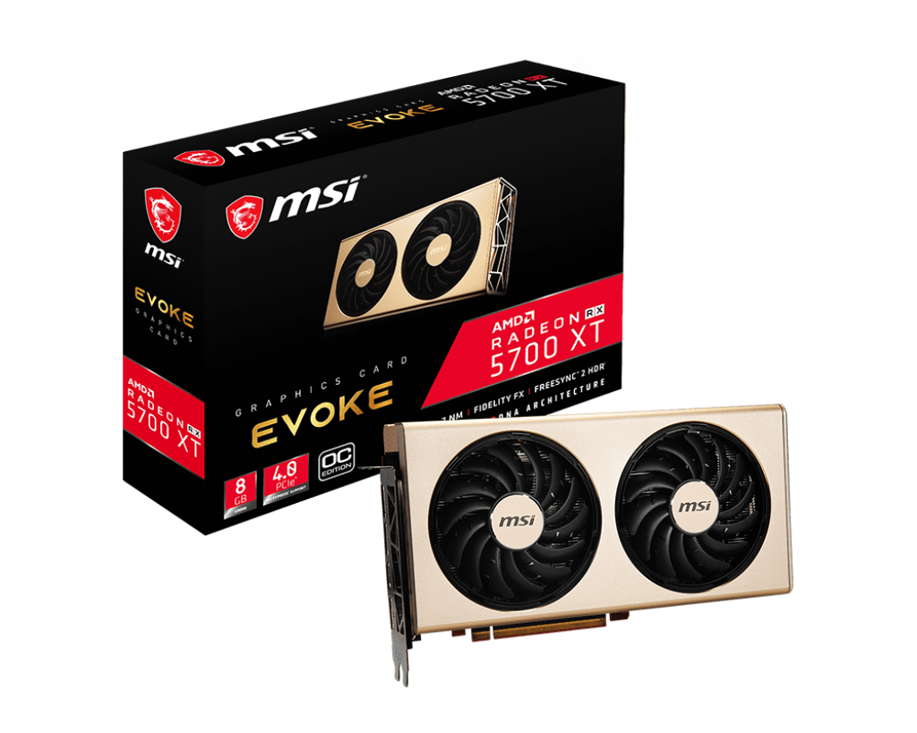 超特価国産MSI Radeon RX5700XT EVOKE OC グラフィックボード・グラボ・ビデオカード