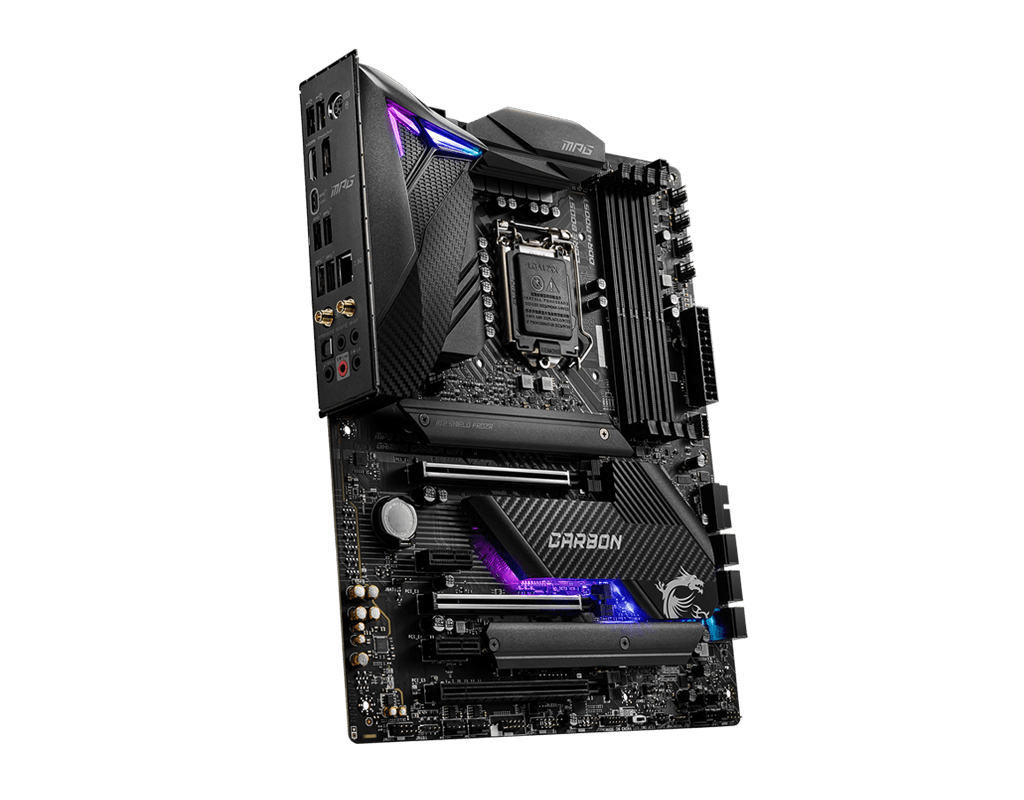 MSI MPG Z490 GAMING CARBON WIFI ATX Gaming Motherboard - 10th Gen