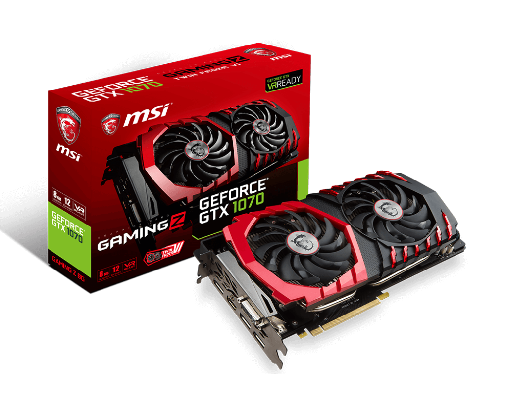 Specification GeForce GTX 1070 GAMING Z 8G | MSI Global - The