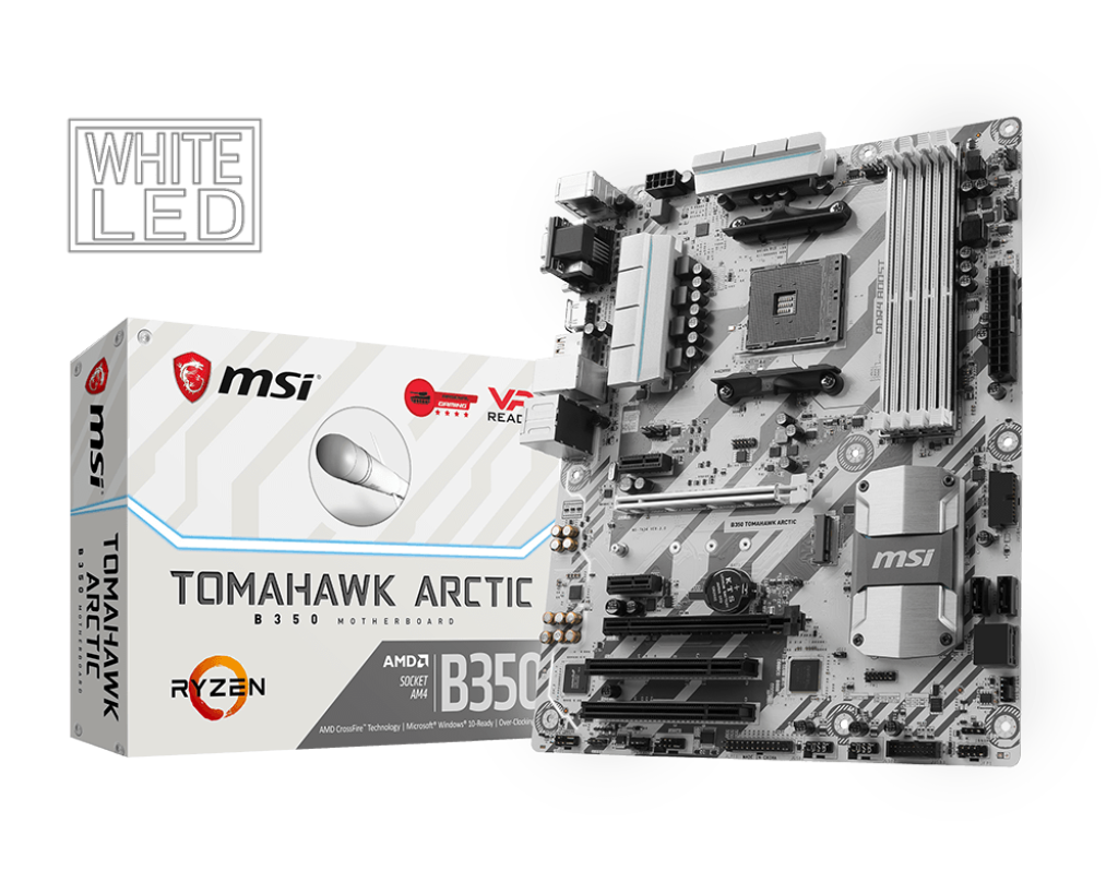 ありがとうございましたB350 TOMAHAWK ARCTIC +  CPU  + 16GB DDR4