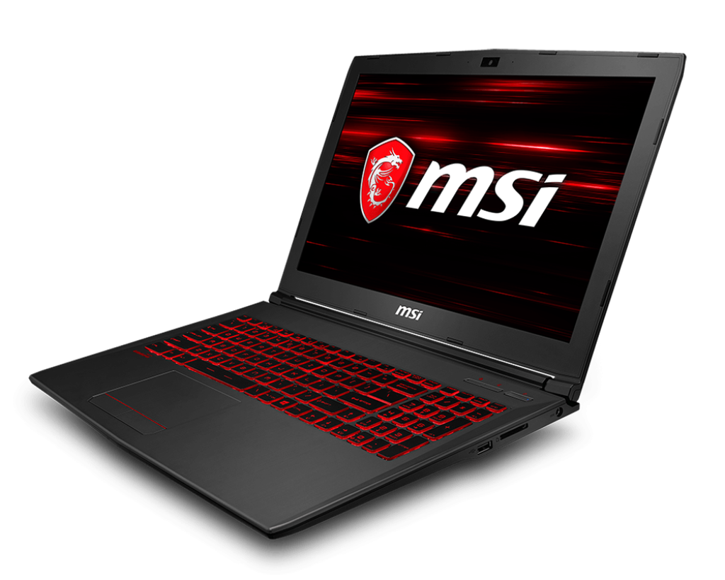  MSI GV62 8RD-034 15.6 Thin and Light Gaming Laptop, GeForce  GTX 1050Ti 4G, Intel i7-8750H (6 Cores), 8GB DDR4, 128GB SSD + 1TB, Windows  10 64 bit, Steelseries Red Backlit Keys 