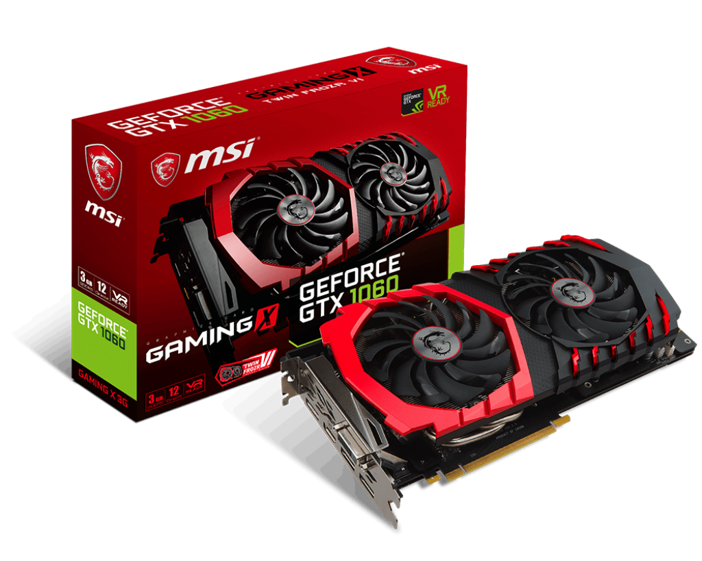 Specification GeForce GTX 1060 GAMING X 3G MSI Global The