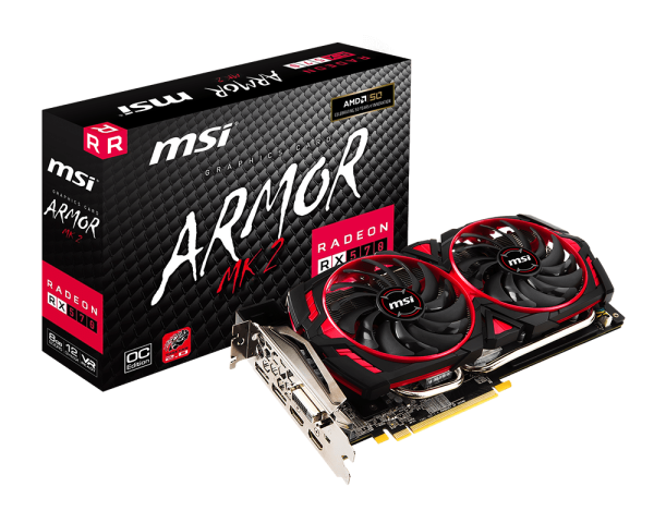 Overview Radeon Rx 570 Armor Mk2 8g Oc Msi Global