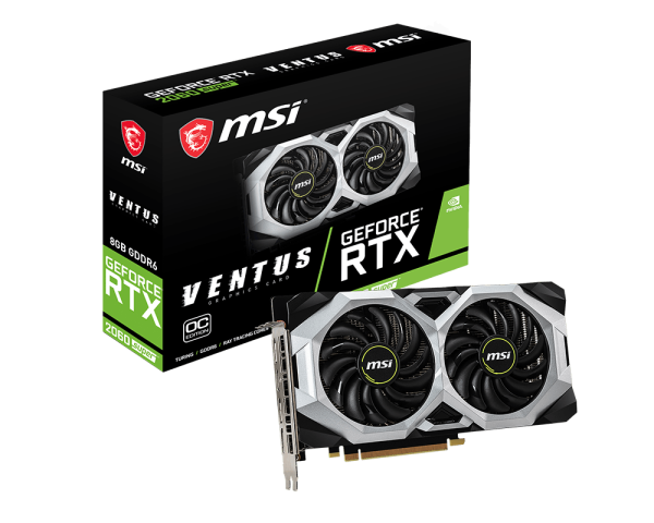 【MSI】GeForce RTX 2060 SUPER VENTUS OC