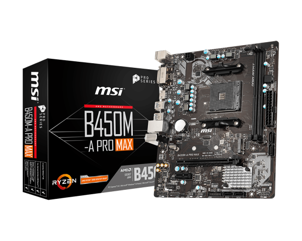 B450M A PRO MAX Motherboard MSI Global