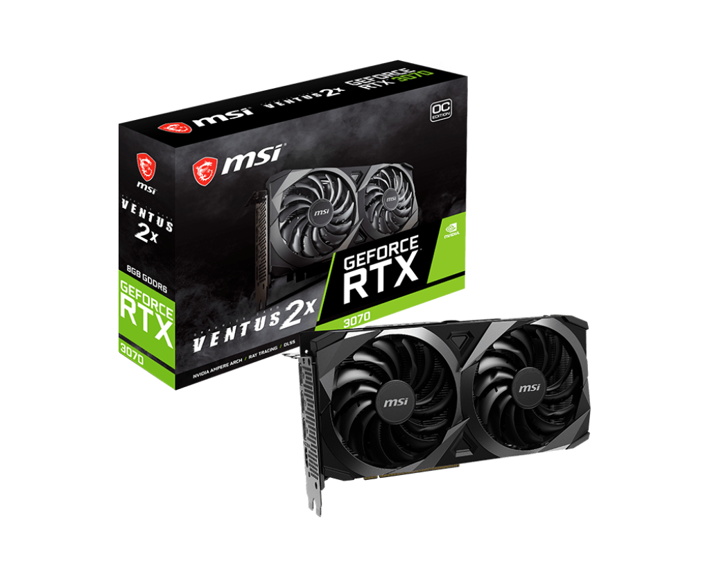 ジャンク】MSI RTX3070 VENTUS 2X OC LHR - PCパーツ