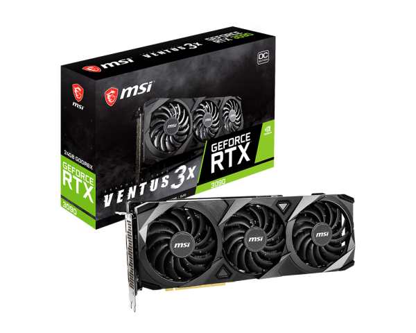 さらに半額 MSI GeForce RTX 3090 VENTUS 3X 24G OC グラフィックス