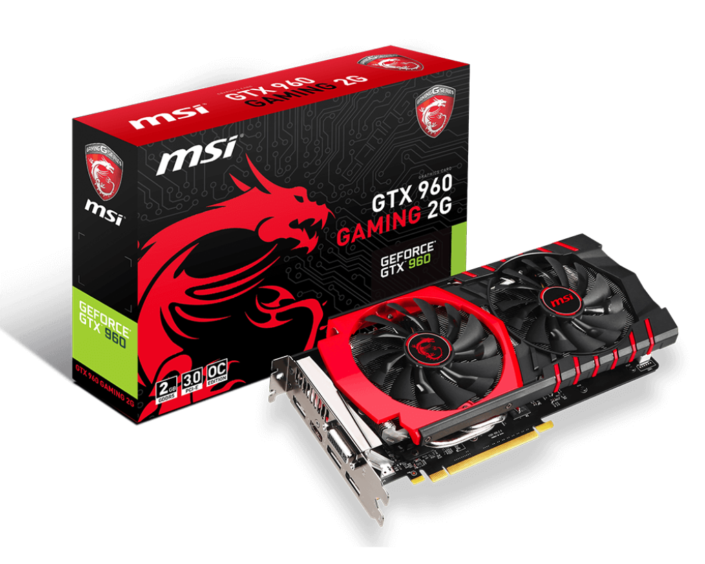 MSI NVDIA GeForce GTX960 GDDR5 2GB