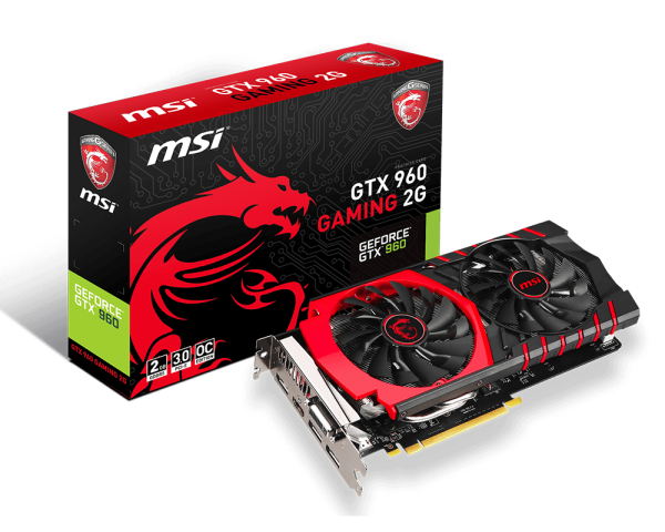 Overview Geforce Gtx 960 Gaming 2g Msi Global