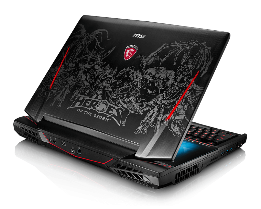 Игровой ноутбук тандер. Ноутбук MSI gt80. Ноутбук MSI gt80s 6qd Titan SLI. MSI+gt72+Titan. Игровой ноутбук MSI Heroes of the Storm.