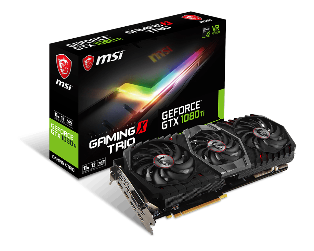 Specification GeForce GTX 1080 Ti GAMING X TRIO | MSI USA