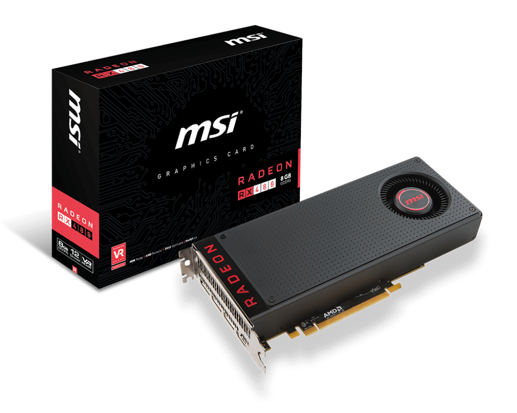 Overview Radeon RX 480 8G | MSI Global