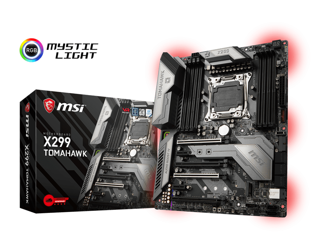 For Build VR Ready PC | MSI X299 TOMAHAWK Gaming Motherboard | MSI 