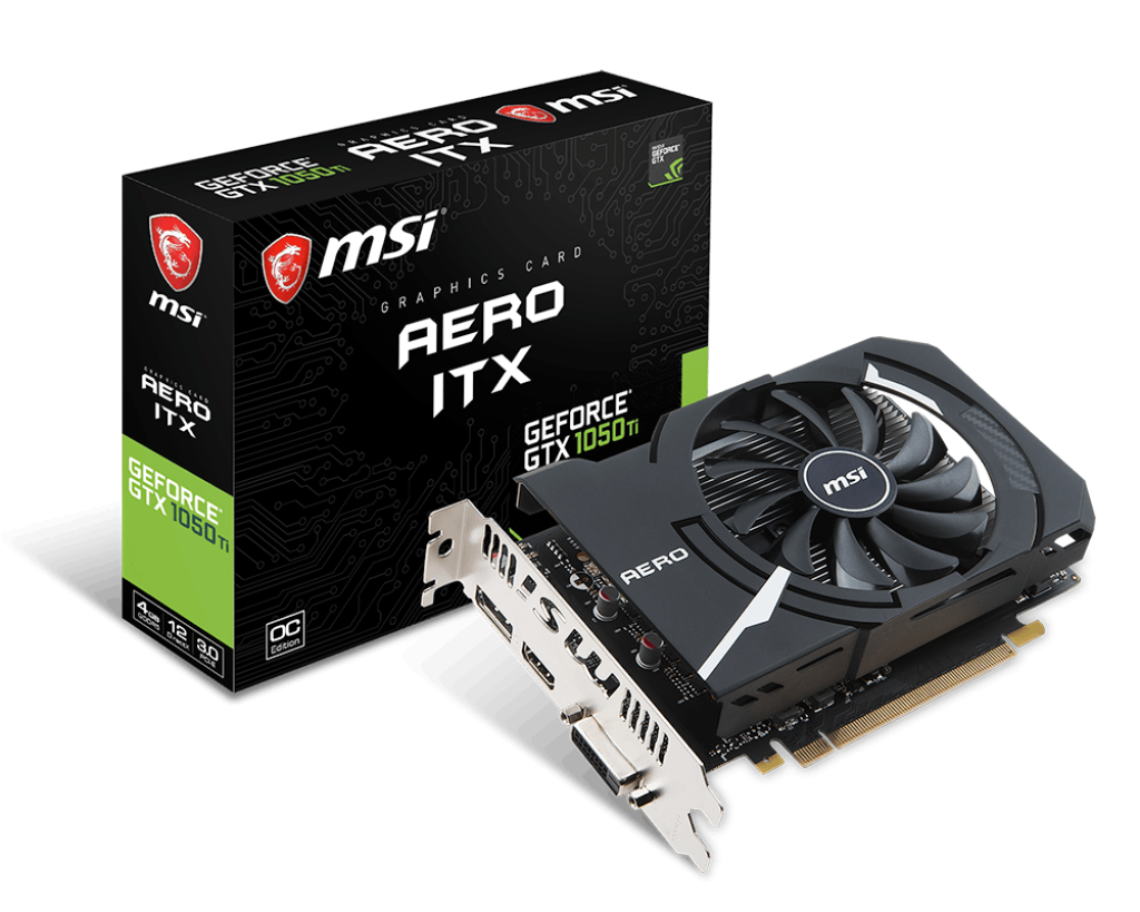 Specification GeForce GTX 1050 Ti AERO ITX 4G OCV1 | MSI Россия