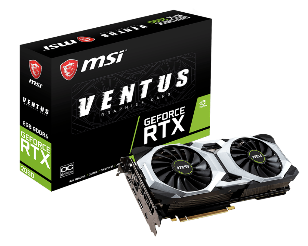 Specification GeForce RTX 2080 VENTUS 8G OC MSI Global Leading Brand in High-end Gaming & Professional Creation