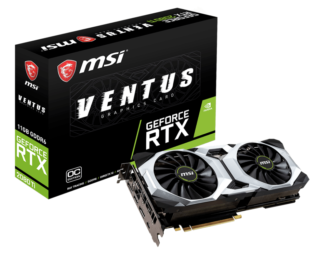 Specification GeForce RTX 2080 Ti VENTUS 11G OC | MSI USA