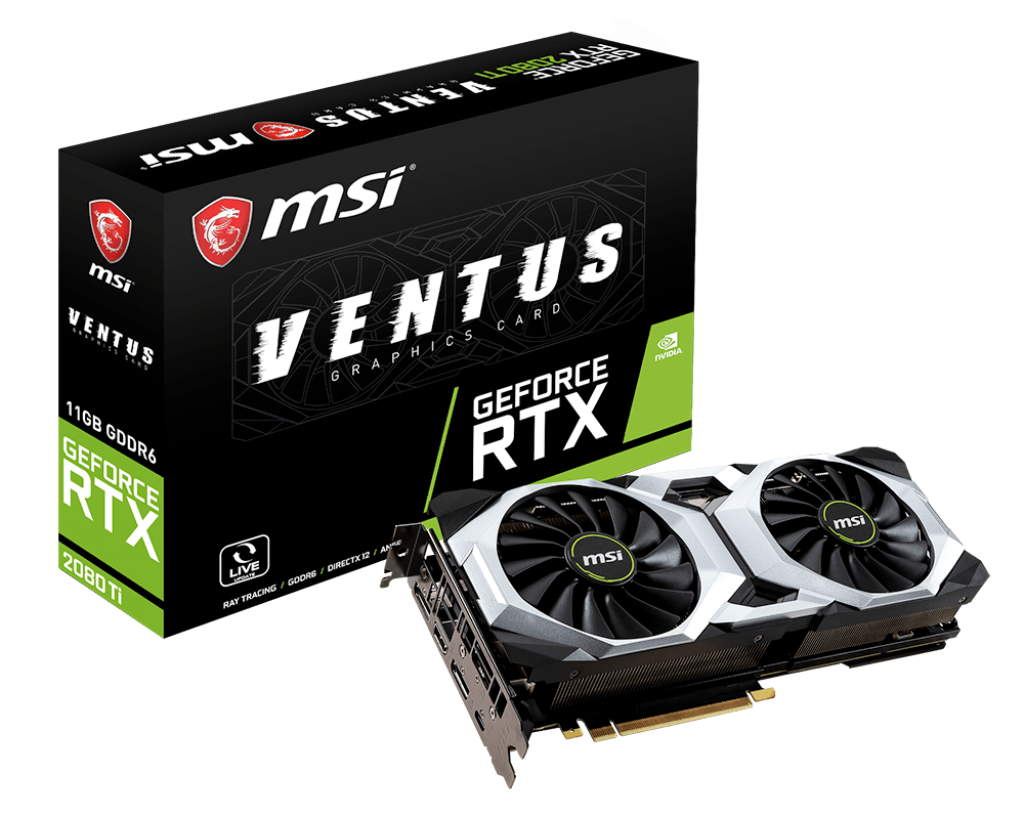 Specification GeForce RTX 2080 Ti VENTUS 11G | 微星科技