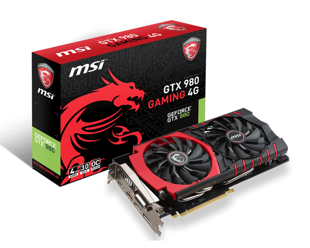 Specification GeForce GTX 980 GAMING 4G | MSI Canada