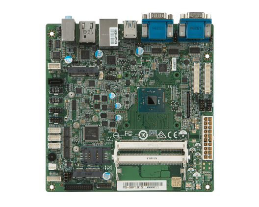 Mini-ITX with Intel® Atom™ Braswell Platform for Rich I/O Ports