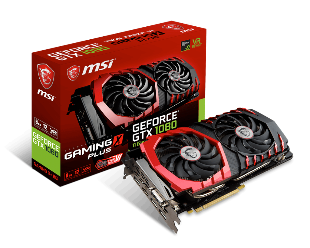 Specification GeForce GTX 1080 GAMING X+ 8G | MSI Canada